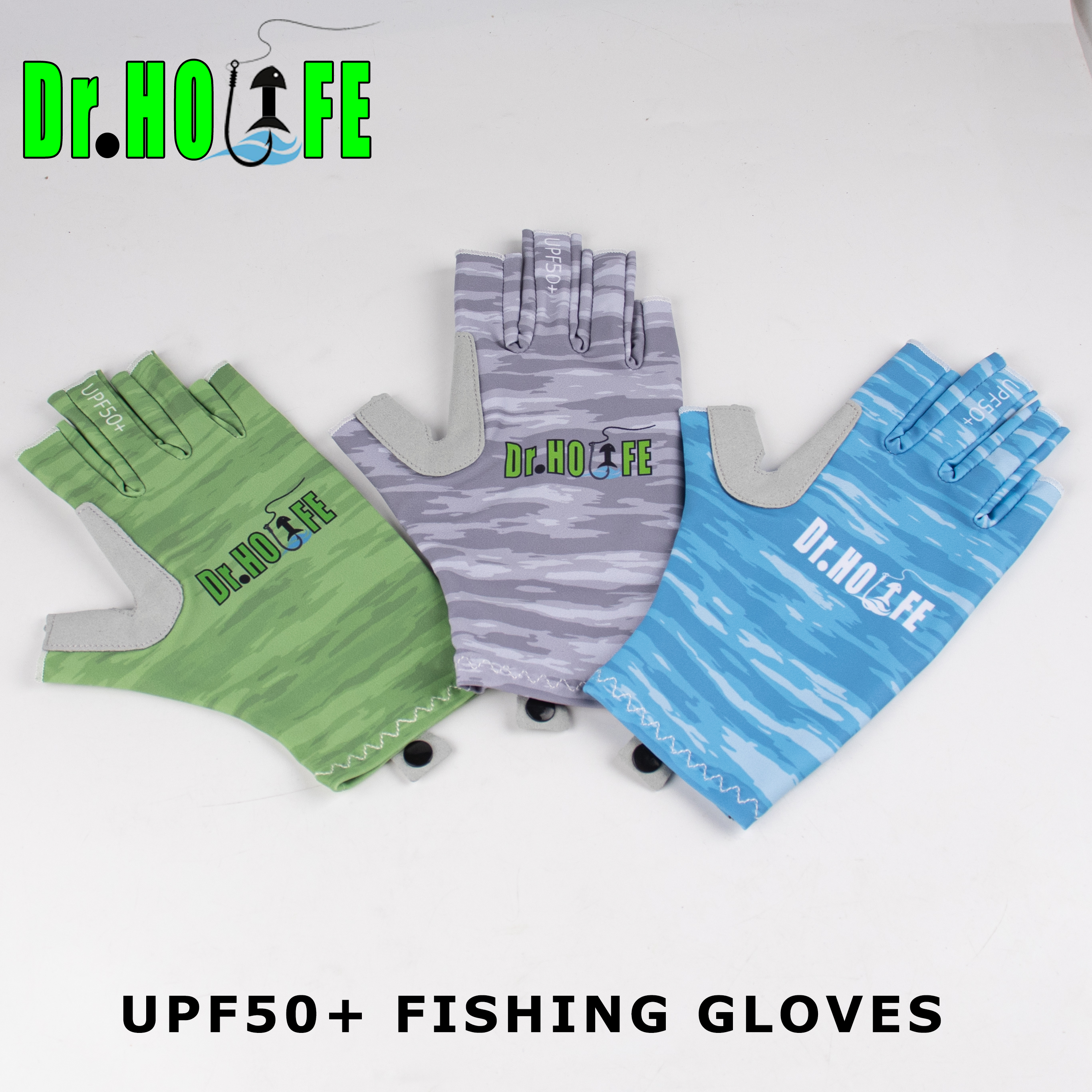 Fishing Kayak Paddle - Dr.Holife Summer Fishing Gloves UPF 50+