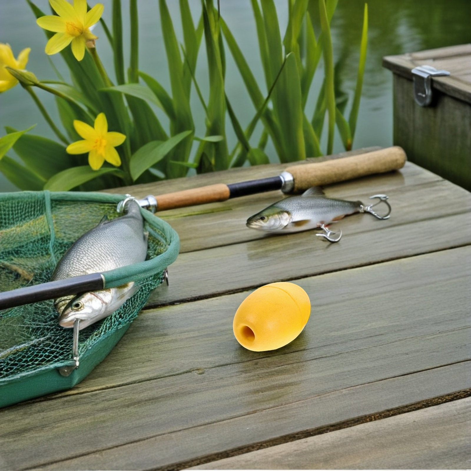 Fishing Kayak Anchor - 8Pcs Oval Water Floats for Kayak