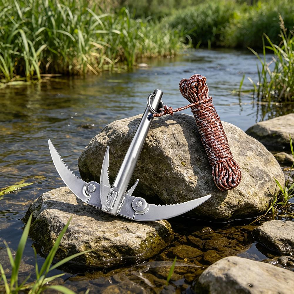 Outdoors Grappling Hook Surviv - đánh giá và giá Fishing Kayak Anchor