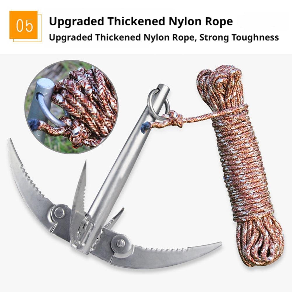 Outdoors Grappling Hook Surviv - đánh giá và giá Fishing Kayak Anchor