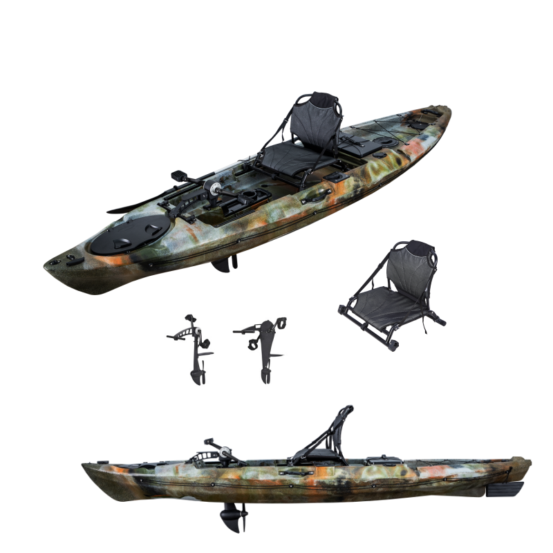 2025 Factory 12ft 3.6m Single  - đánh giá và giá Fishing Kayak Pedal Drive