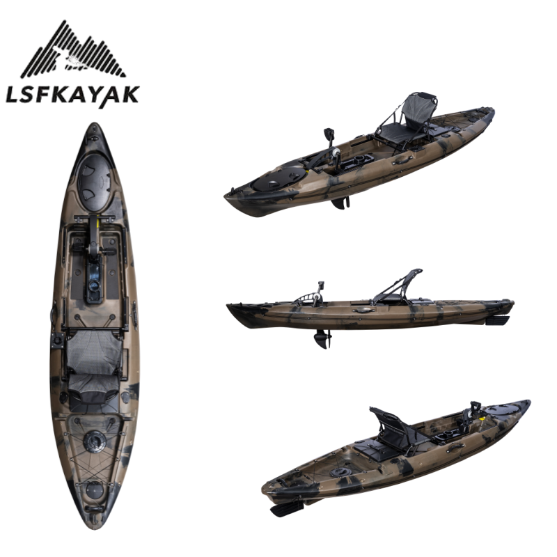 2025 Factory 12ft 3.6m Single  - đánh giá và giá Fishing Kayak Pedal Drive