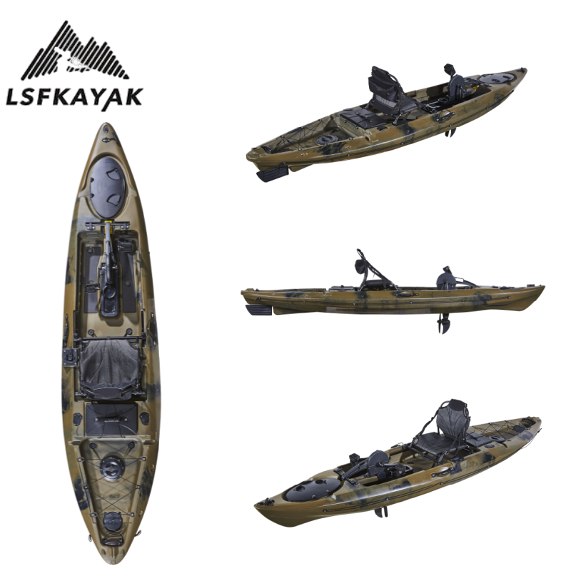 2025 Factory 12ft 3.6m Single  - đánh giá và giá Fishing Kayak Pedal Drive