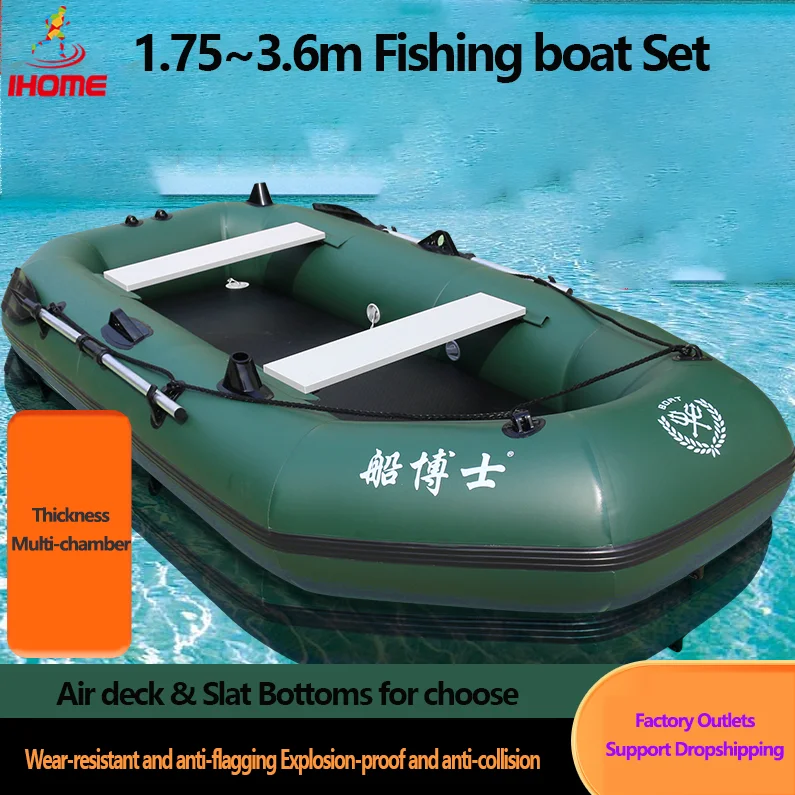 1.75~3.6m Green Fishing Kayak  - đánh giá và giá Fishing Kayak Sit On Top