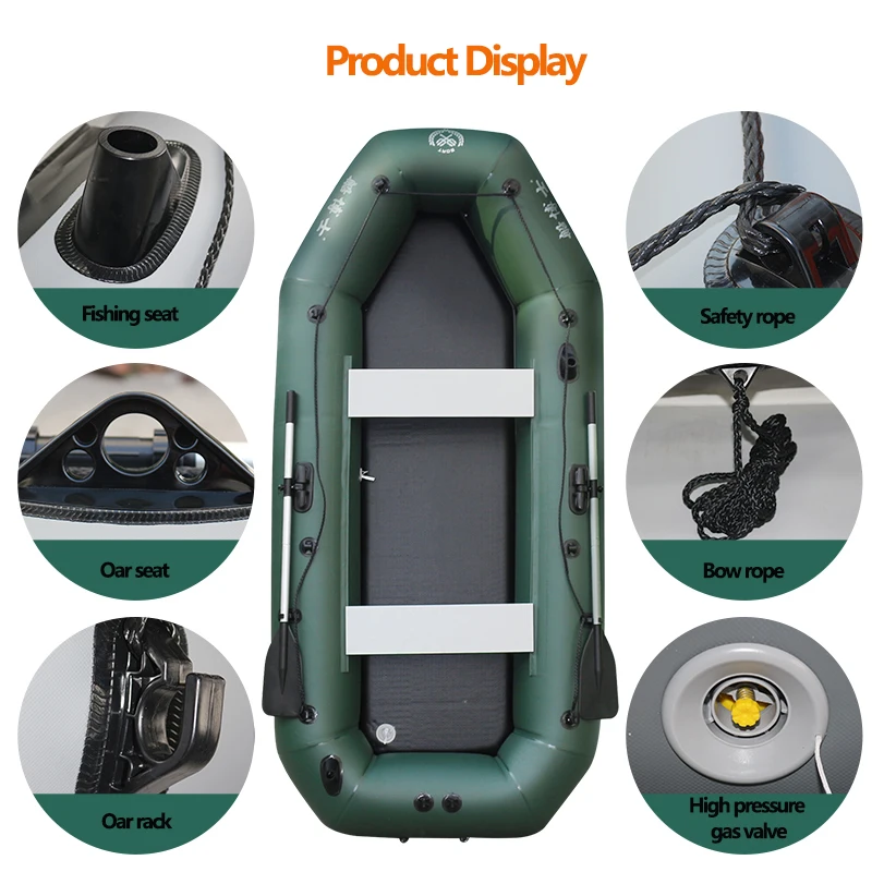 1.75~3.6m Green Fishing Kayak  - đánh giá và giá Fishing Kayak Sit On Top