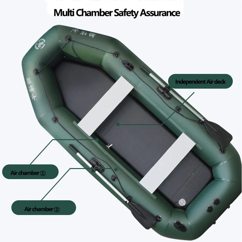 1.75~3.6m Green Fishing Kayak  - đánh giá và giá Fishing Kayak Sit On Top
