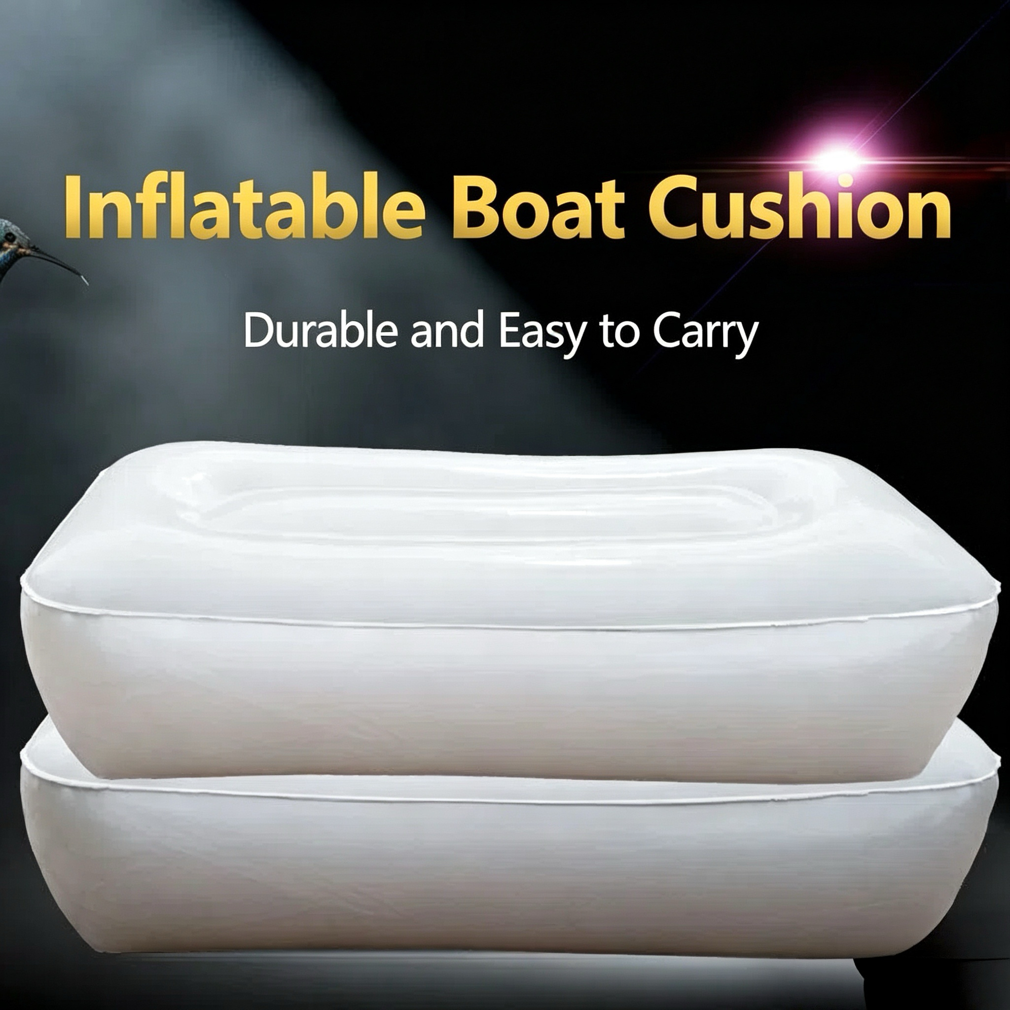 Thickened PVC Inflatable Seat, - đánh giá và giá Fishing Kayak Seat