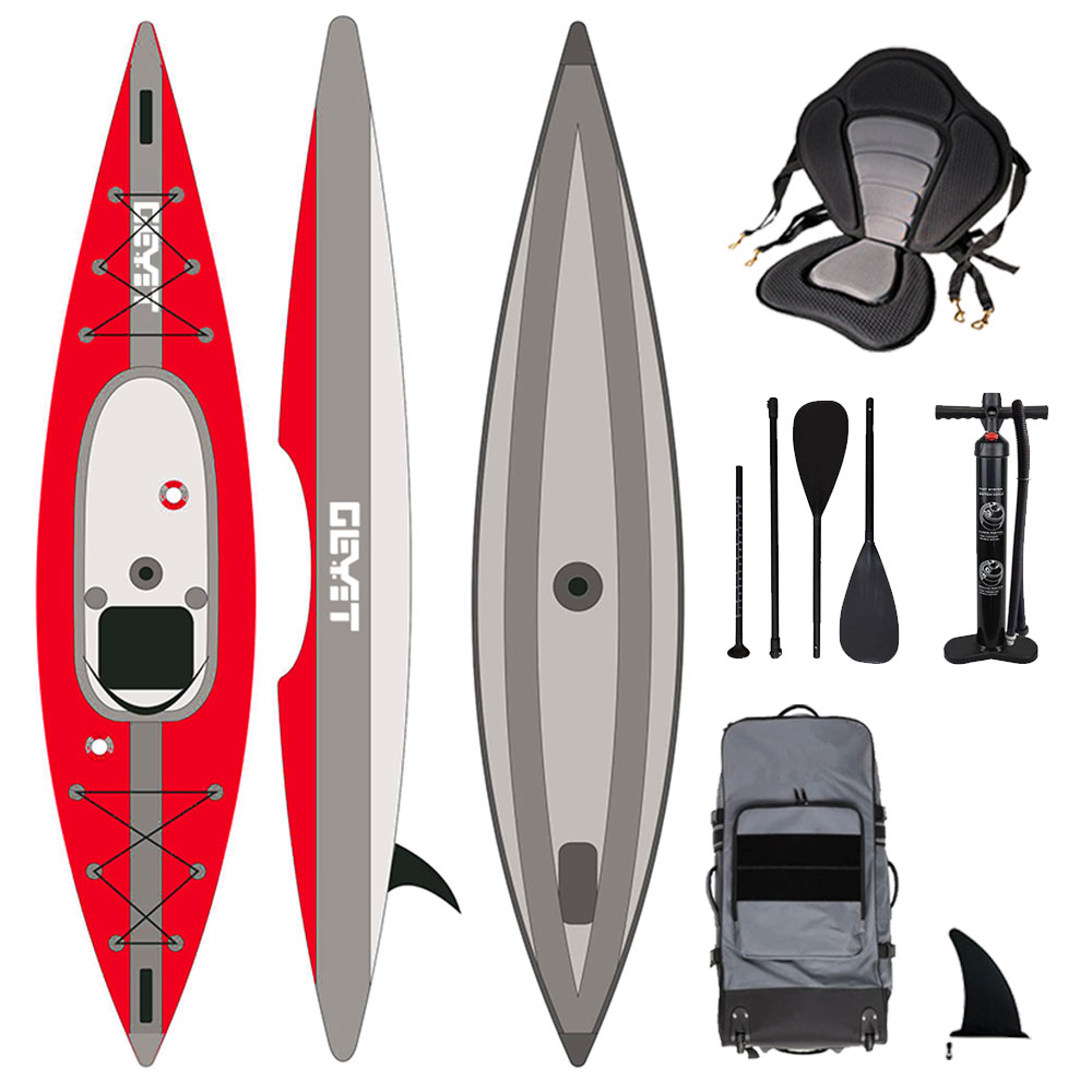 2 Person Drop Stitch Inflatabl - đánh giá và giá Fishing Kayak Sit In