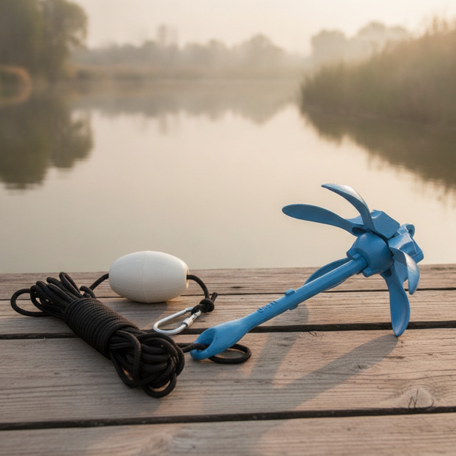 Folding Anchor Kit with Buoy a - đánh giá và giá Fishing Kayak Storage Bag