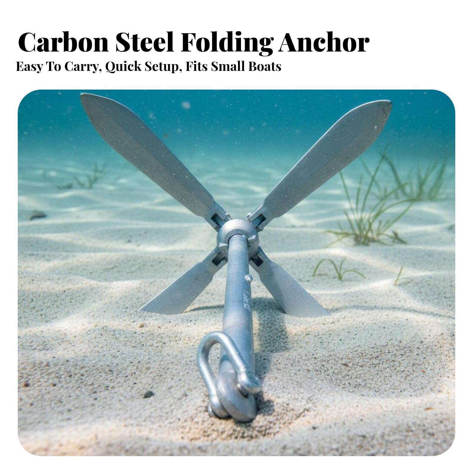Galvanized Boat Anchor Carbon  - đánh giá và giá Fishing Kayak Anchor