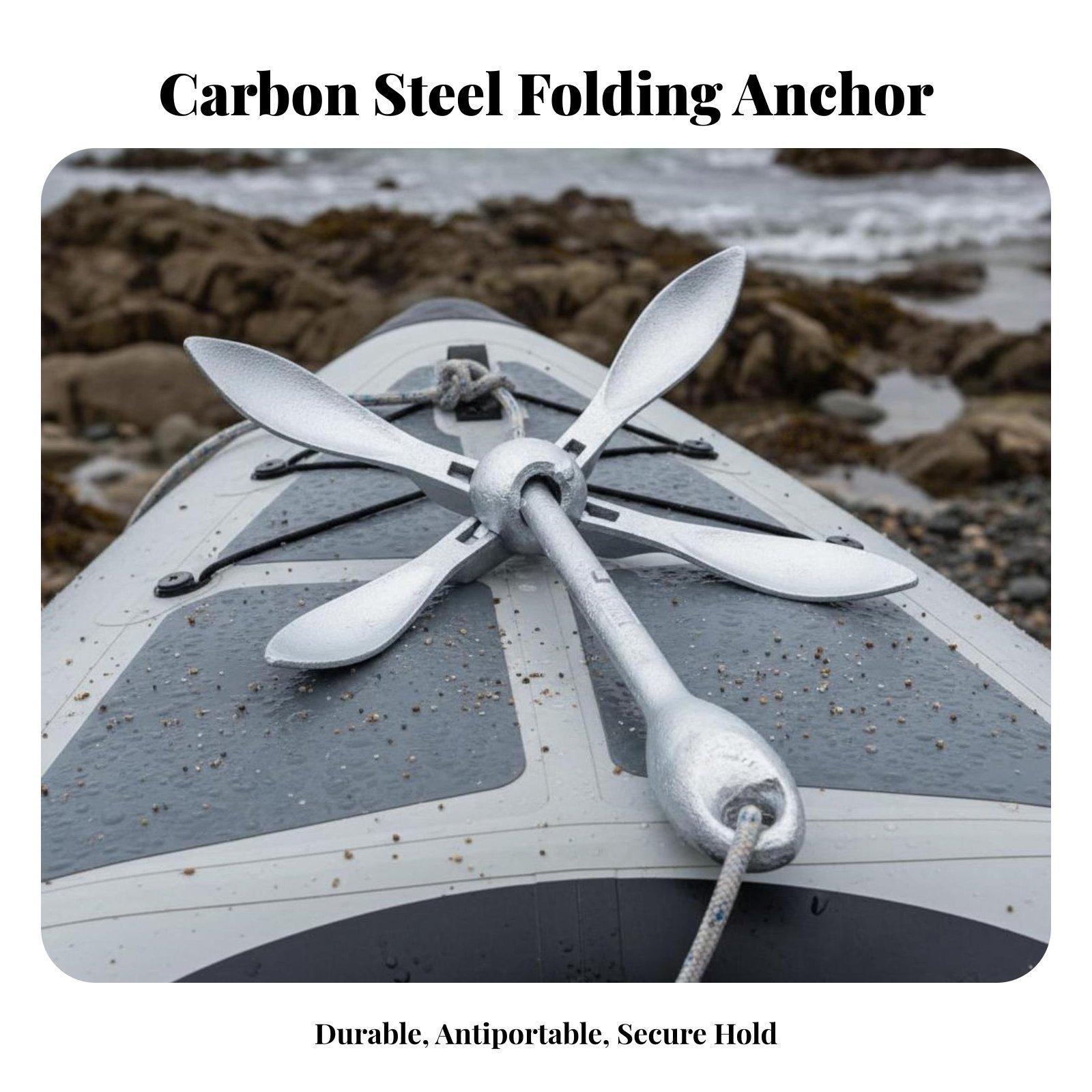 Galvanized Boat Anchor Carbon  - đánh giá và giá Fishing Kayak Anchor