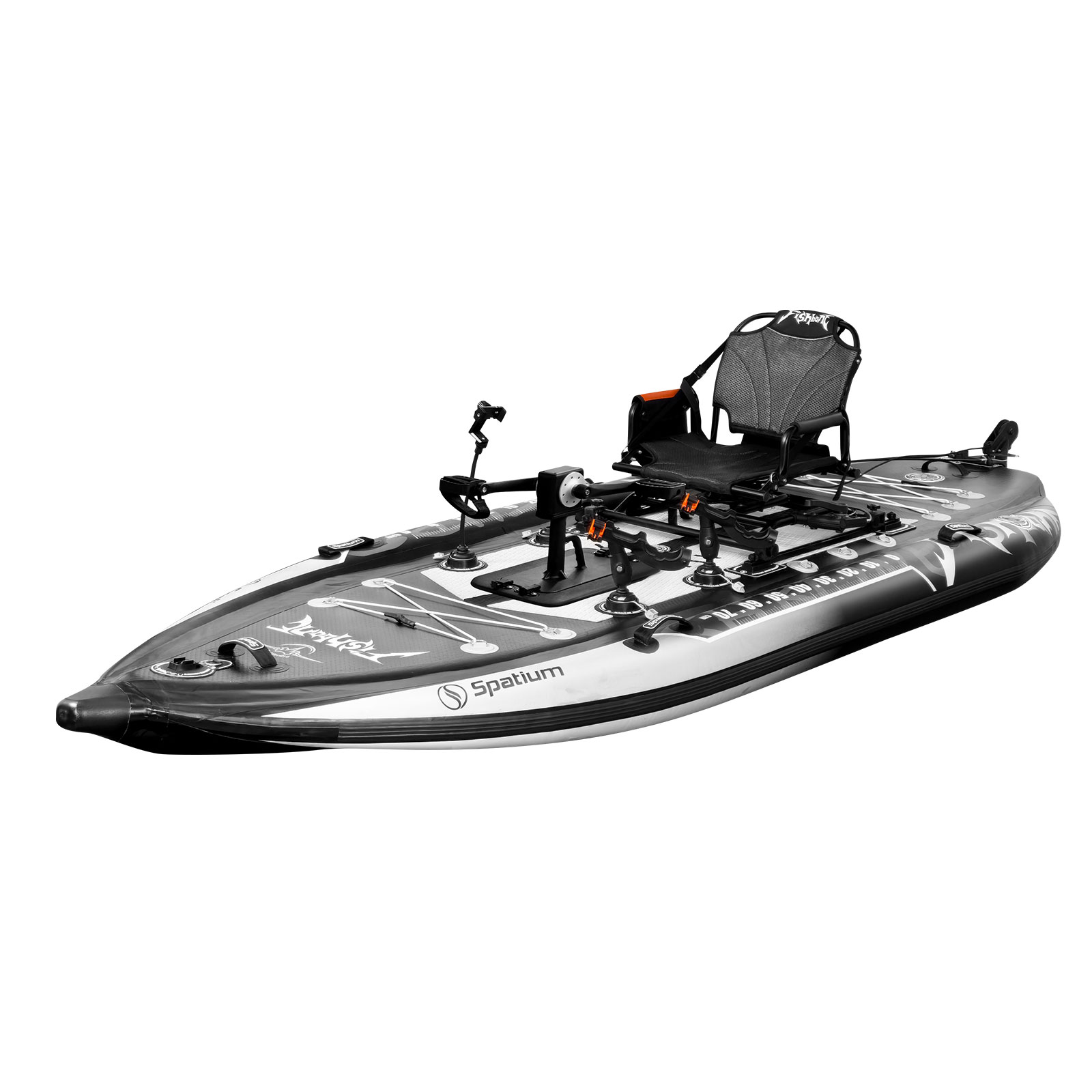 Spatium Pedal Kayak Inflatable - đánh giá và giá Fishing Kayak Pedal Drive