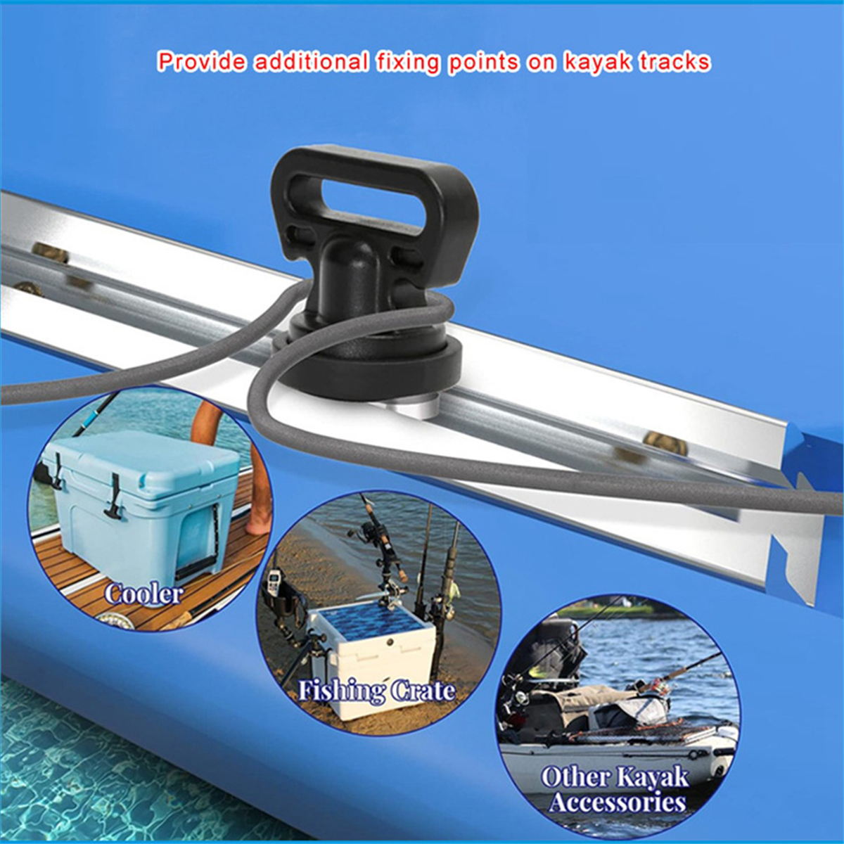2525+ 4PCS Marine Track Mount  - đánh giá và giá Fishing Kayak Crate