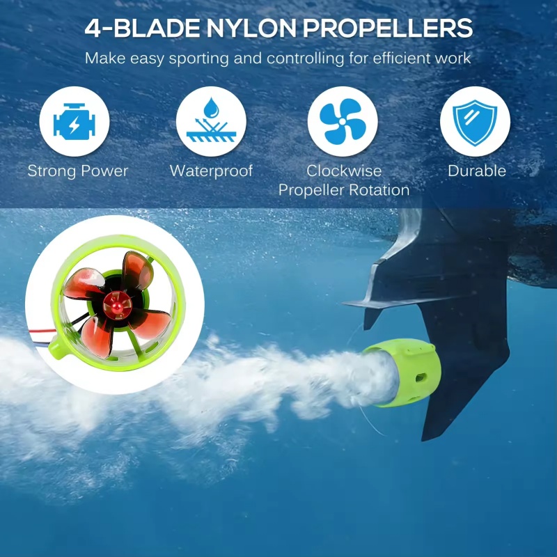 12-24V 20A Brushless Underwate - đánh giá và giá Fishing Kayak Sit On Top