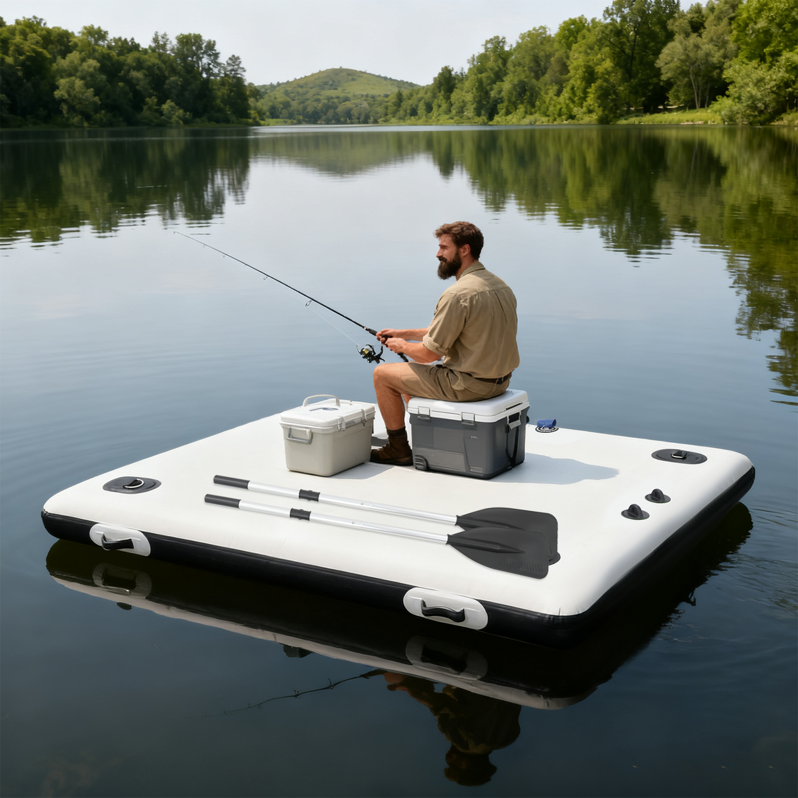Inflatable Boats, Canoe Trolle - đánh giá và giá Fishing Kayak Cart