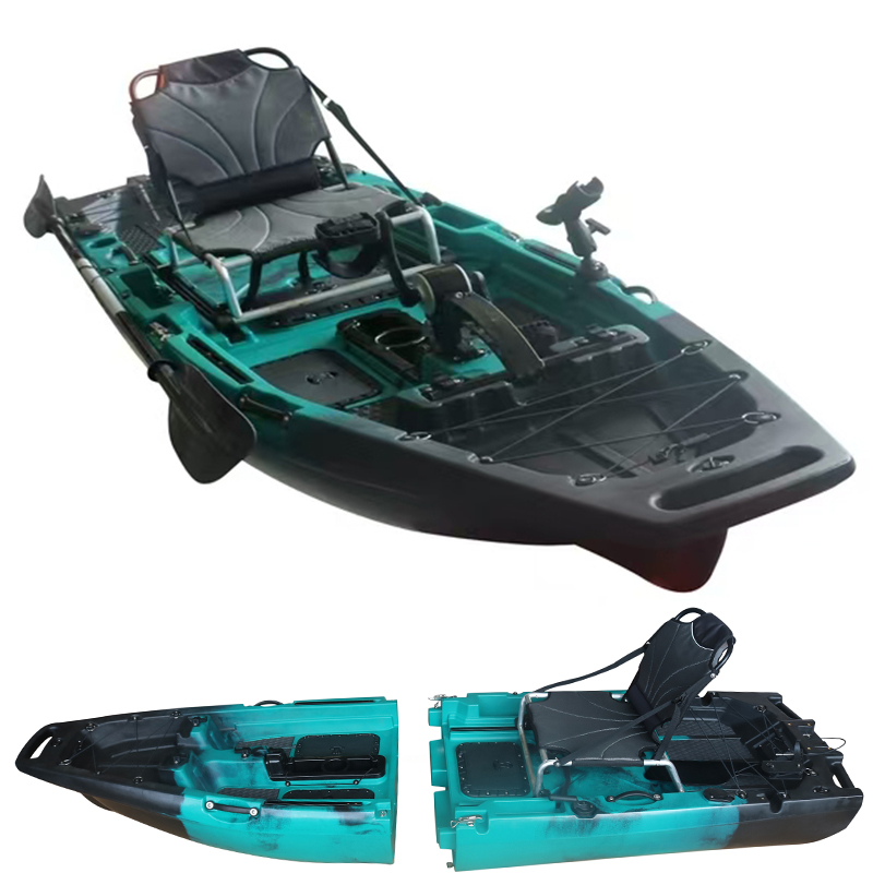 10ft Single Person HDPE Pedal  - đánh giá và giá Fishing Kayak Pedal Drive
